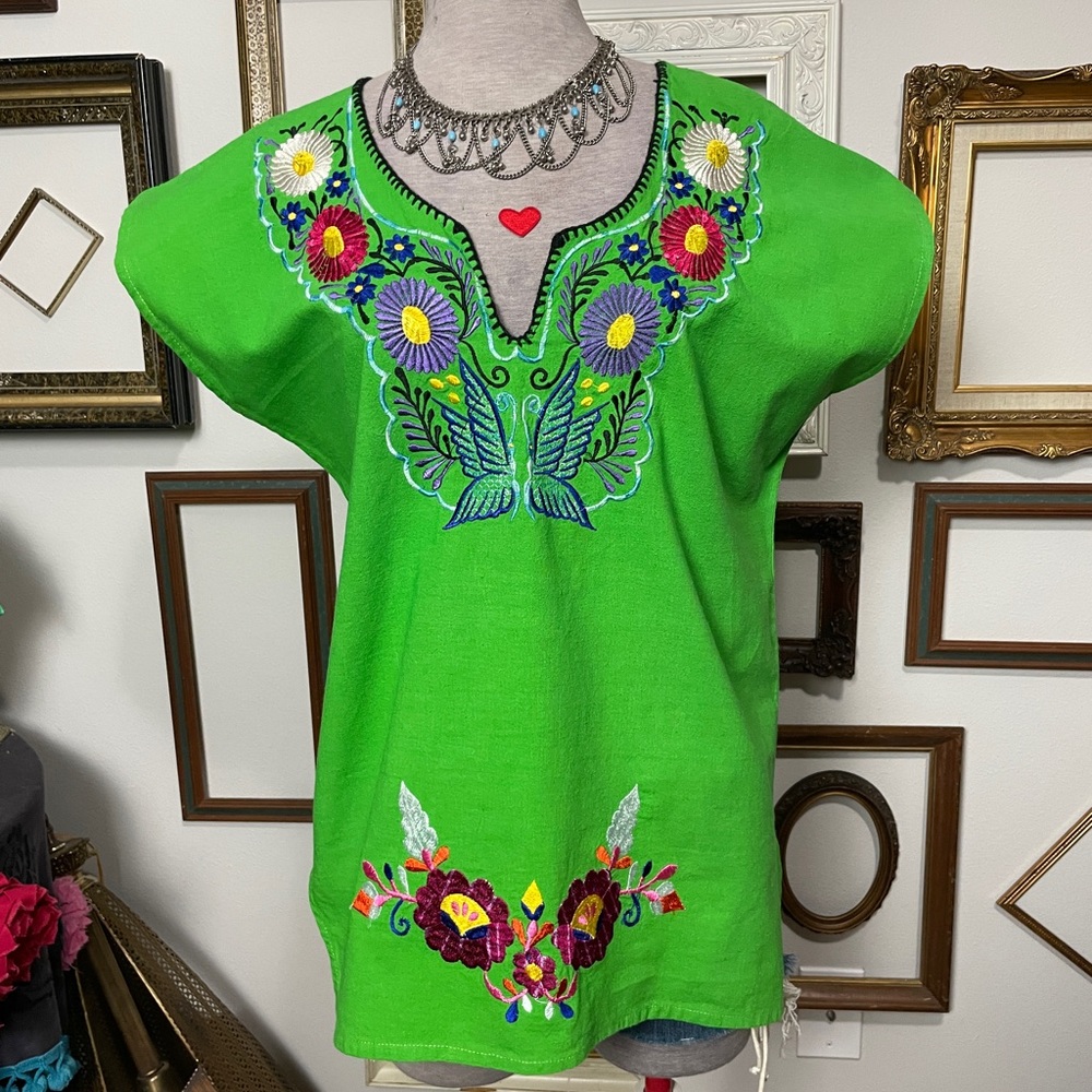 Vintage Mexican Peasant Top